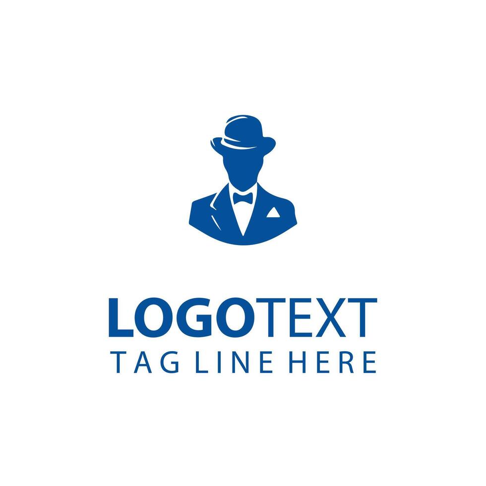 Urbane Masterpiece Gentleman Logo vector