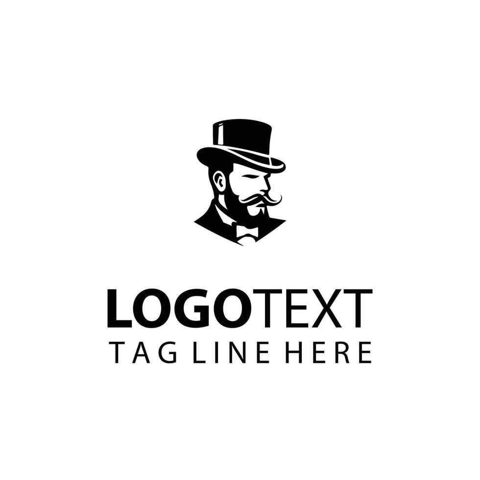 Class in Every Thread Gentleman Logo vector