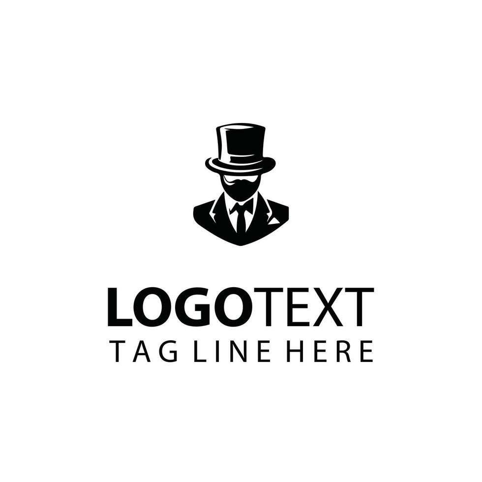 Legacy of Elegance Gentleman Logo vector