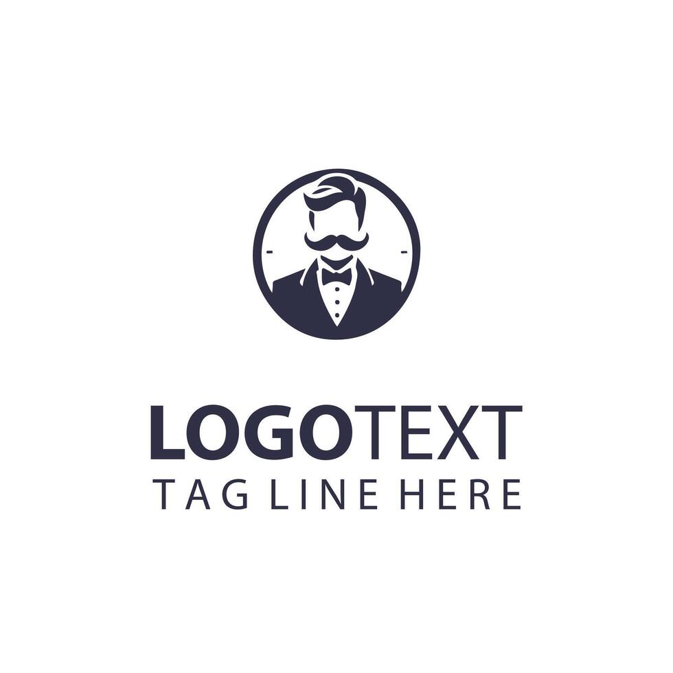 The Suave Standard Gentleman Logo vector