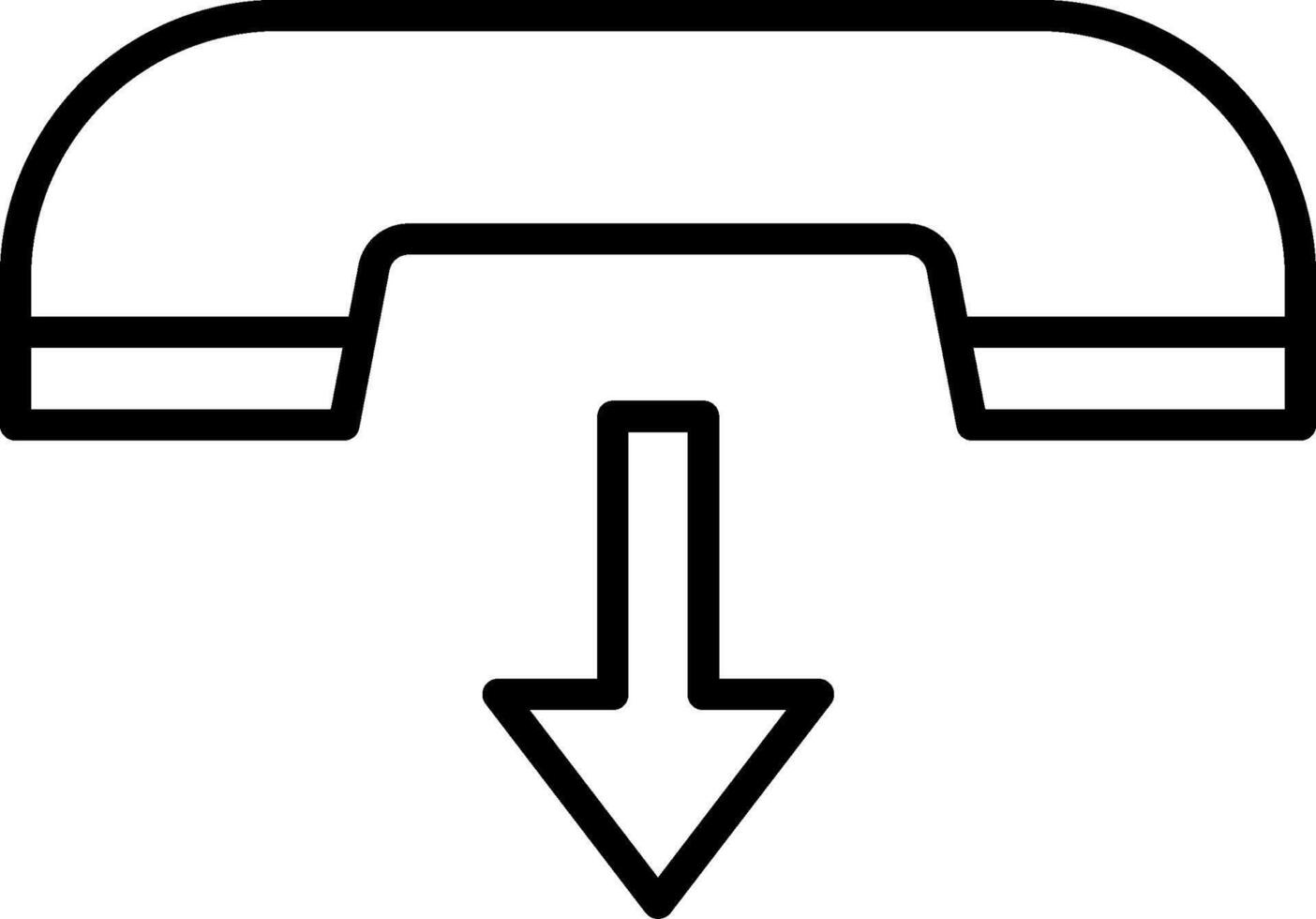 End Call Icon Design Symbol vector