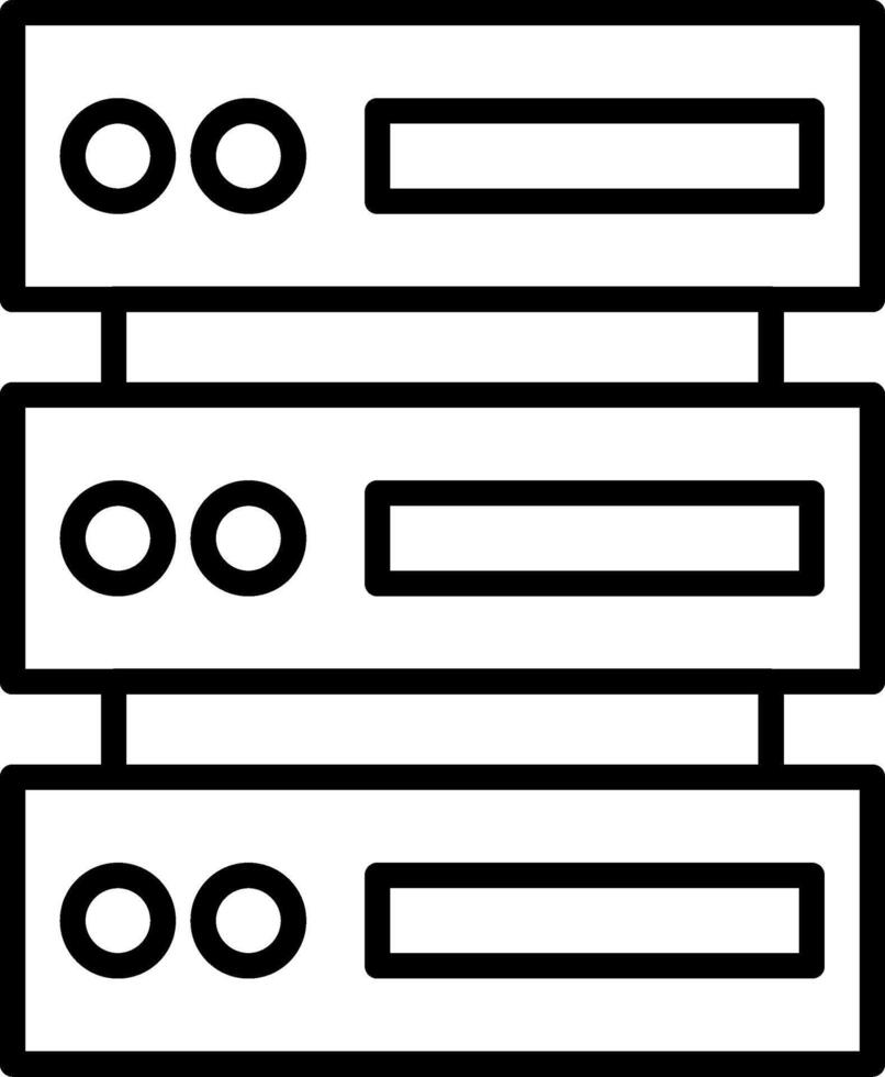 Database Icon Design Symbol vector