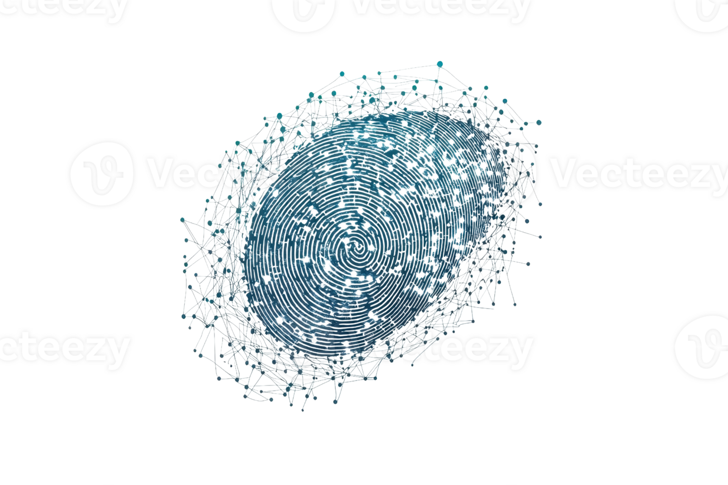 A captivating abstract representation of an oval shape, interconnected with numerous lines and dots, emphasizing a network-like design. png