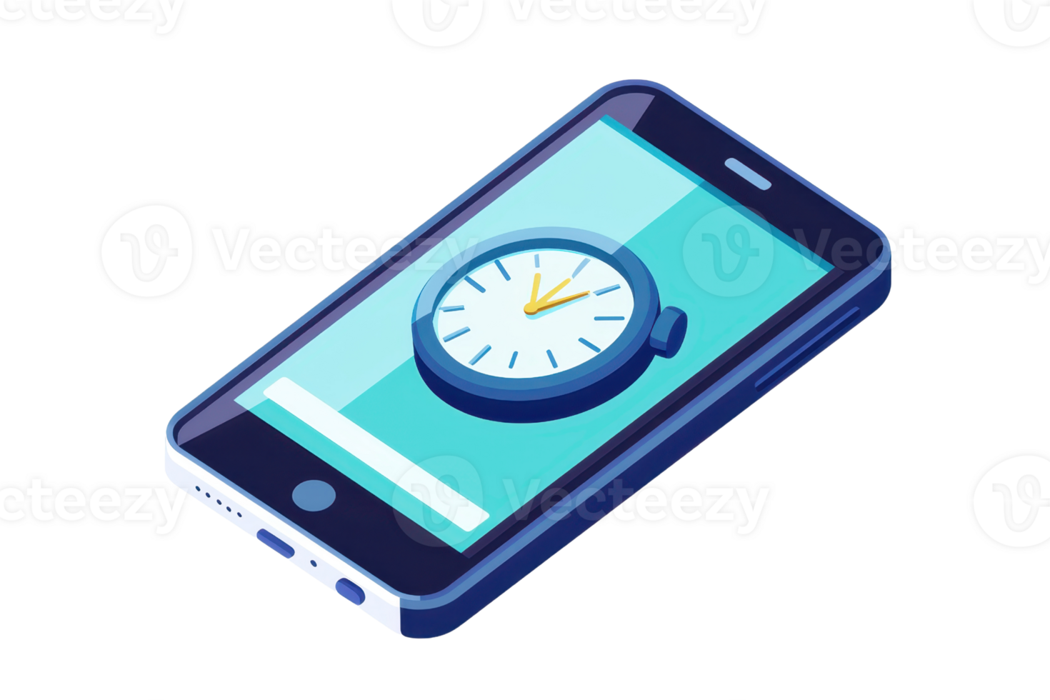 A smartphone displaying a stylish watch interface, featuring clear graphics and a modern design. png