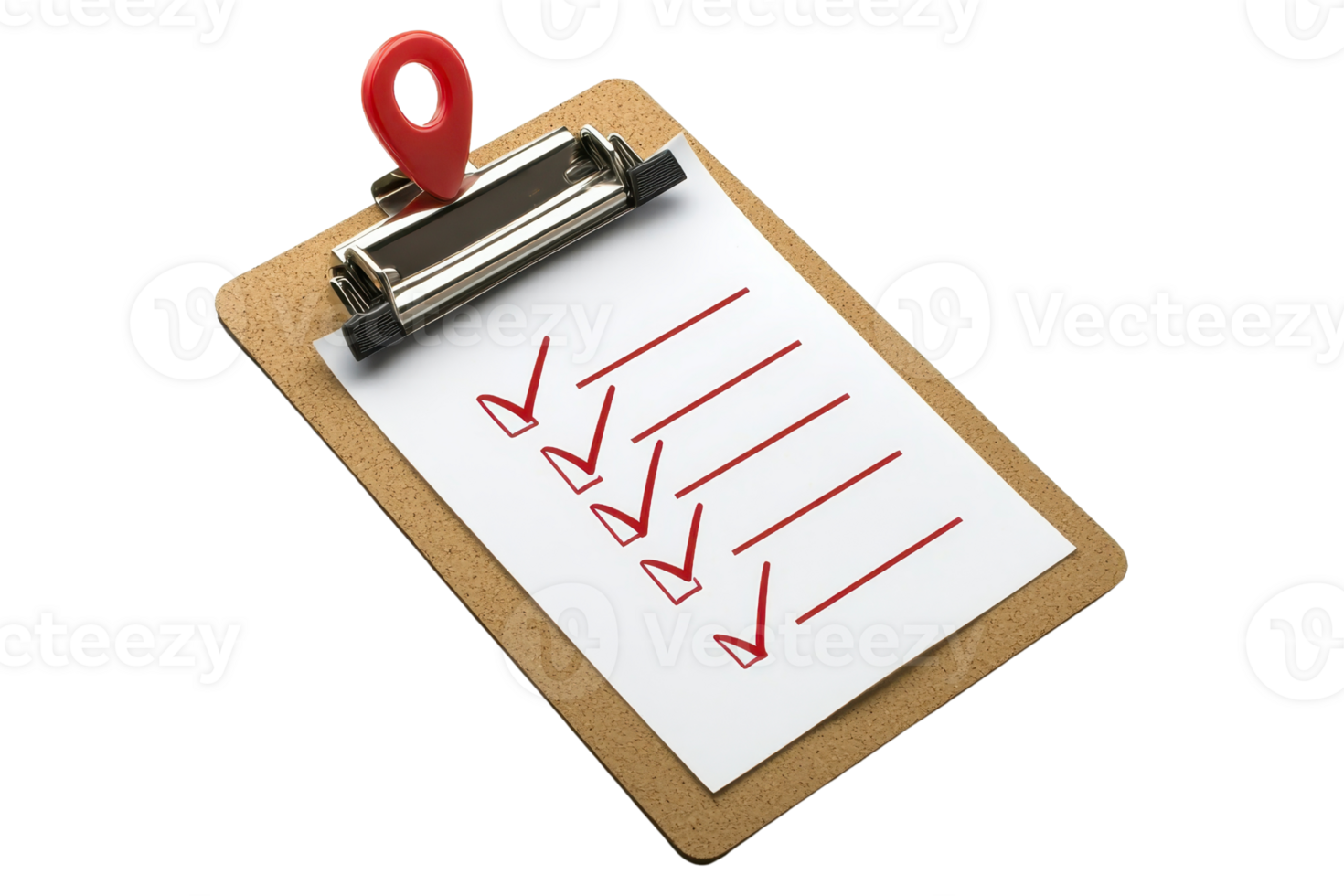 A clipboard with a checklist and red checkmarks, indicating completed tasks. png