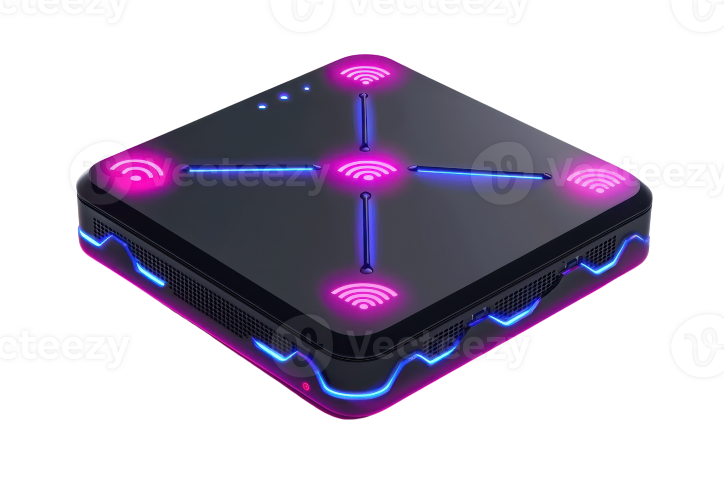 A sleek, modern device featuring glowing accents, designed for connectivity and technology applications. png