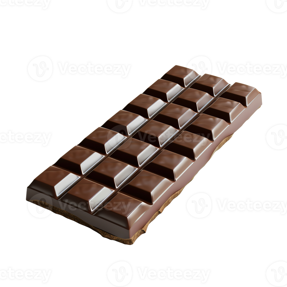 Delicious Dark Chocolate Bar Sweet Treat Candy png
