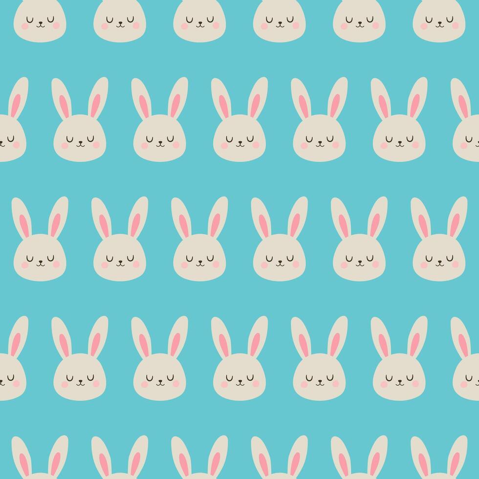 Pattern Cute hare. simple illustration. vector