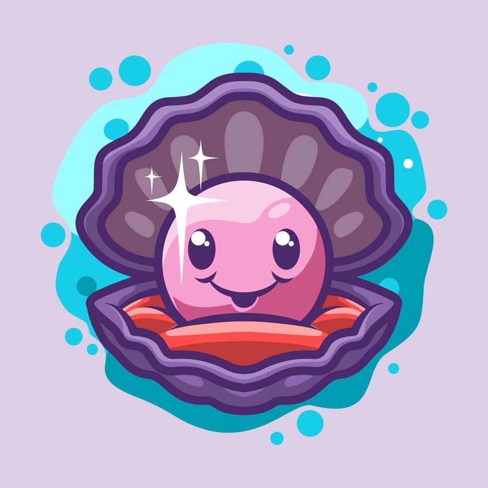 Pearl Mascot Illustration great for your brand business vector