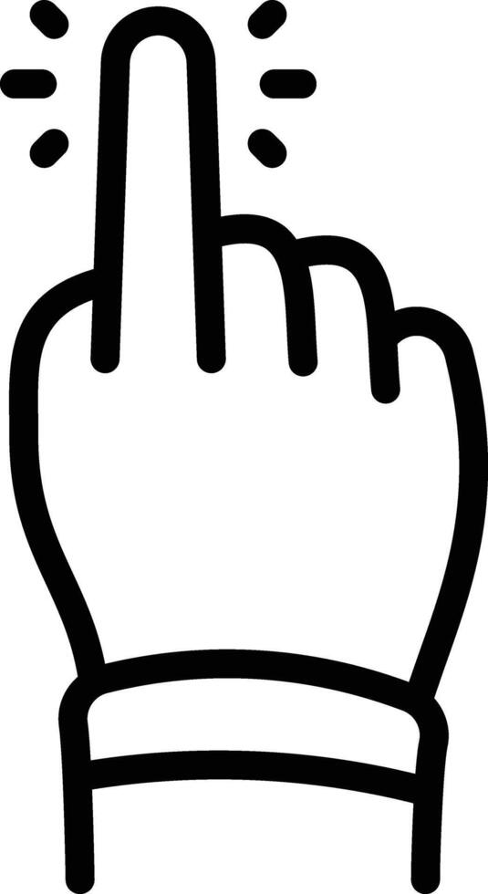 Tawheed Gesture Icon vector