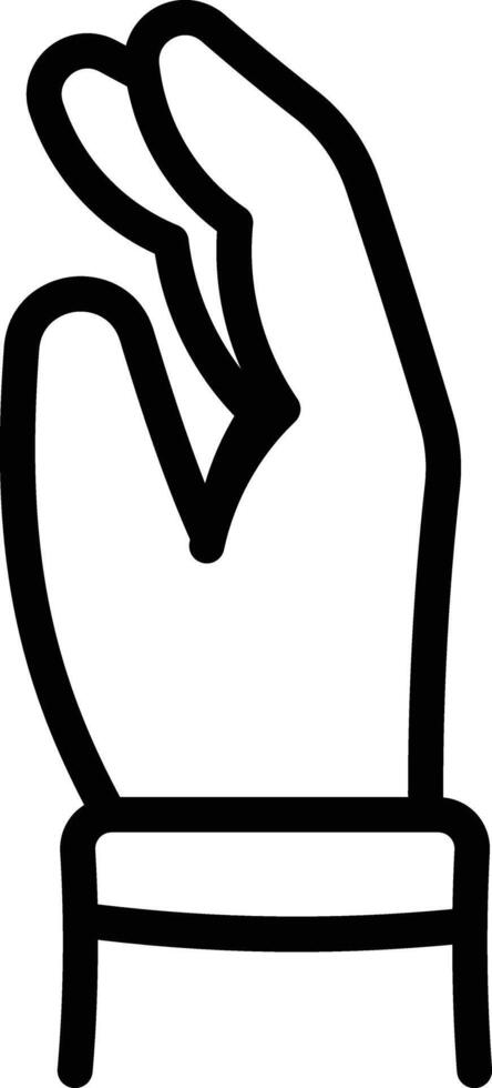 Promise Gesture Icon vector