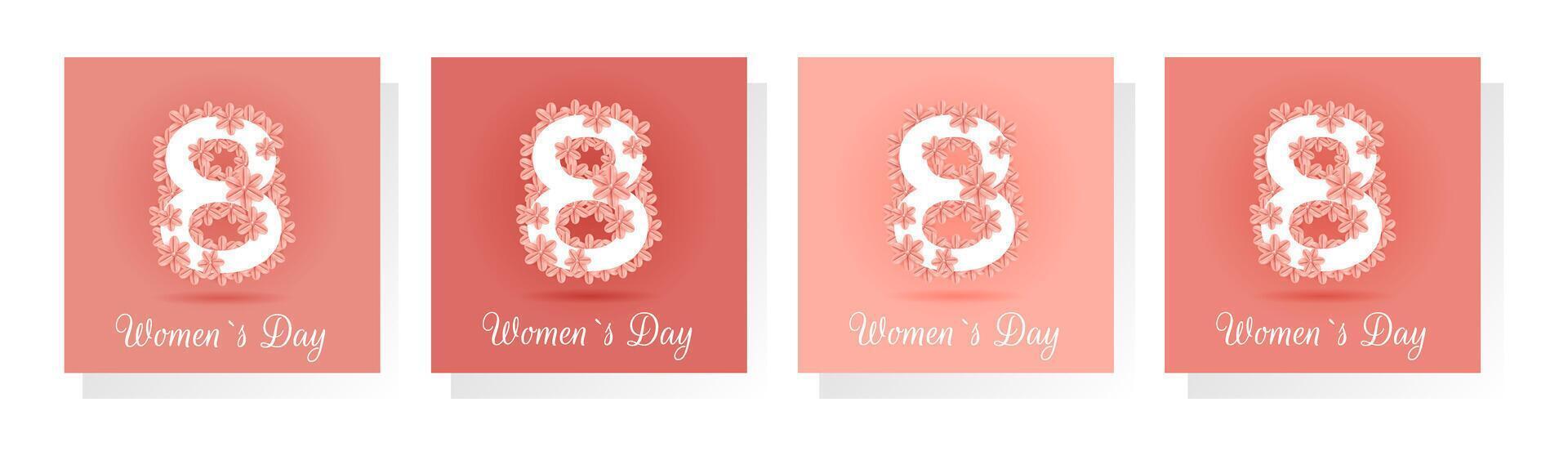 Pink Ranunculus | 8 Flat Card Set Pink Ranunculus | 8 Flat Card Set