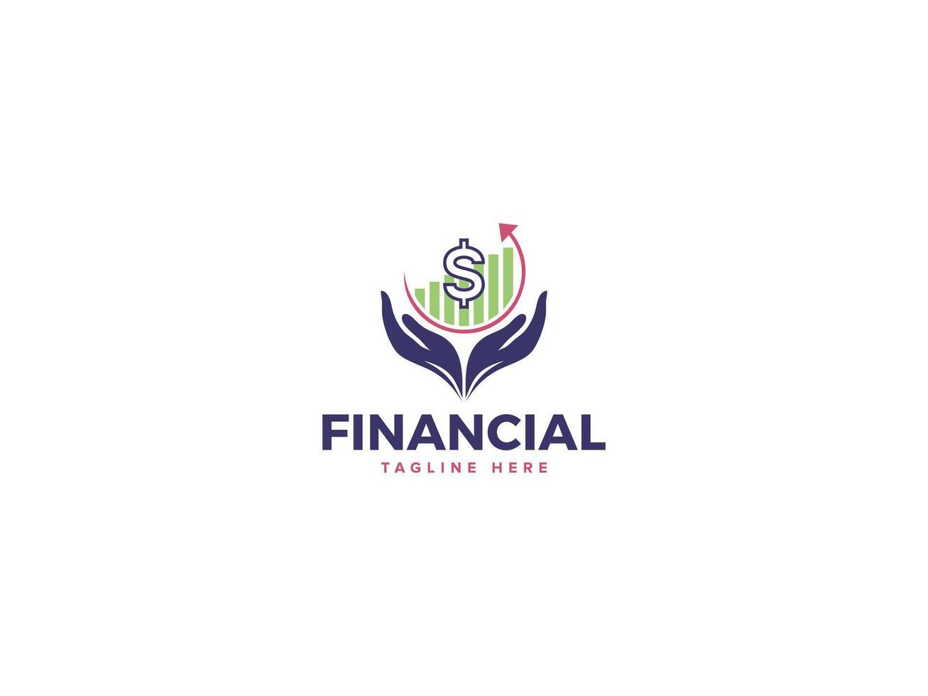 Premium Financial Planning Logo Set, Strategic Finance Icons vector