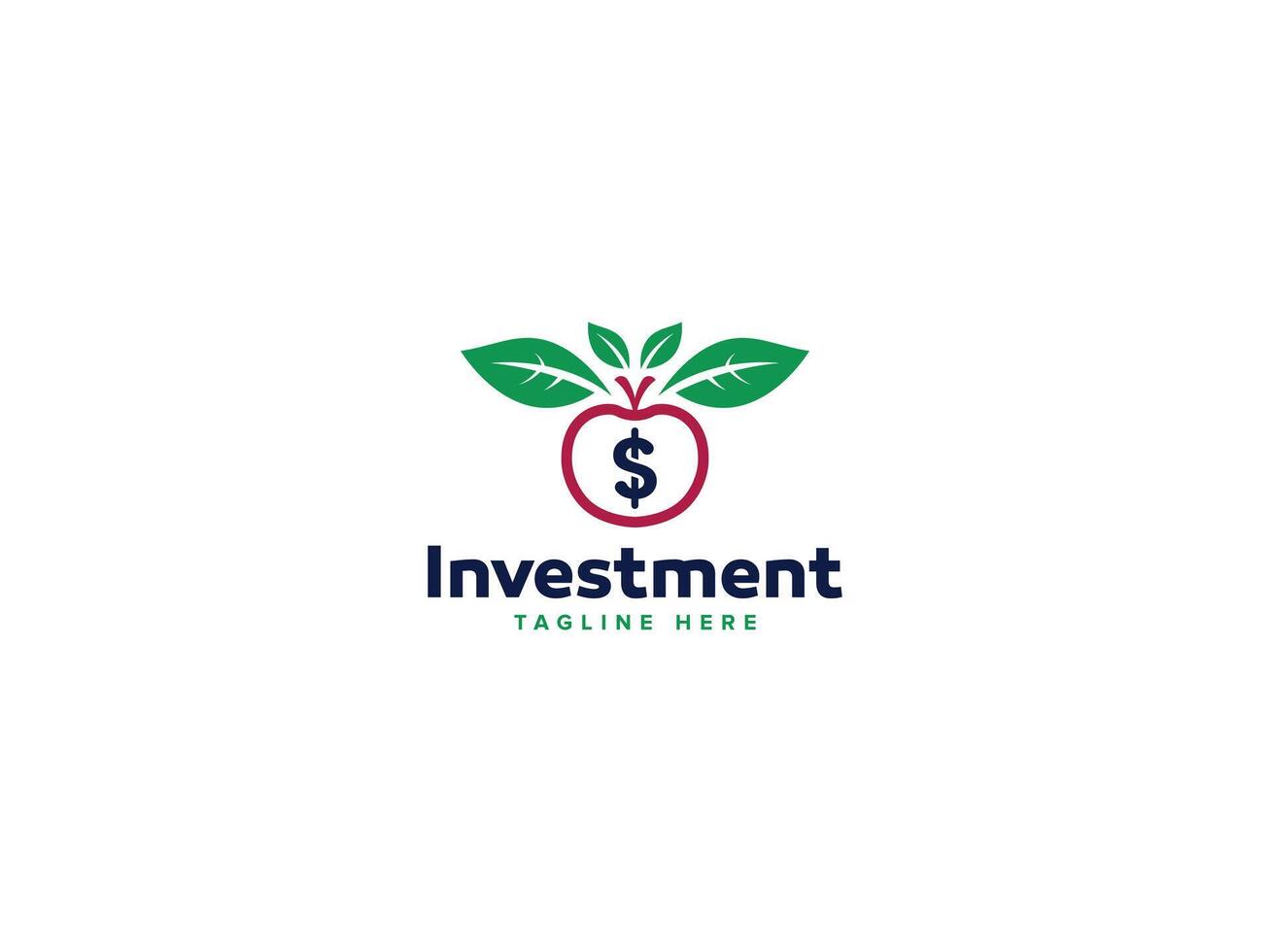 Innovative Investment Logo Design, Wealth Management Icon Collection vector