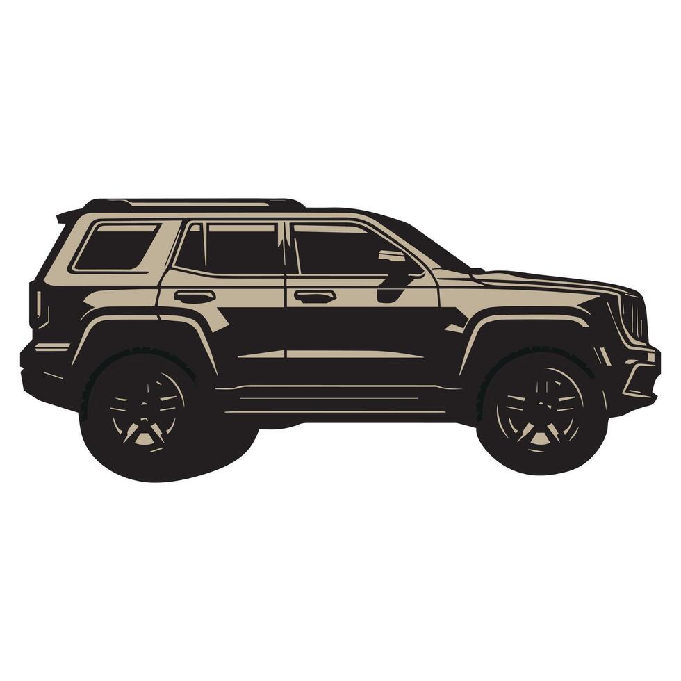 Elegant Silhouette Car Artworks vector