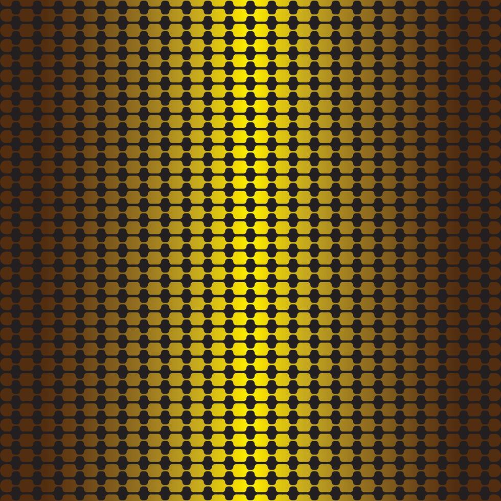 A black and yellow background with a pattern of dots vector