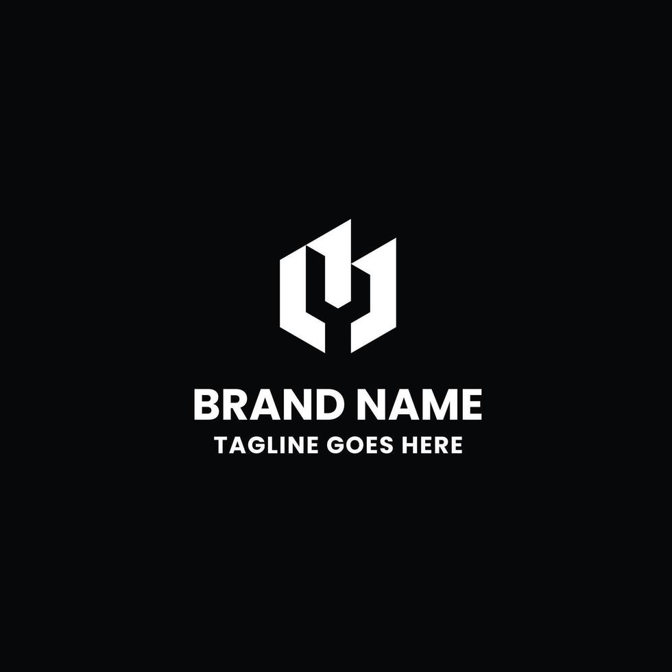 N letter logo design vector