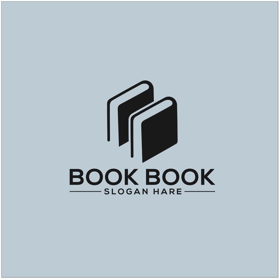 Book logo for your company vector