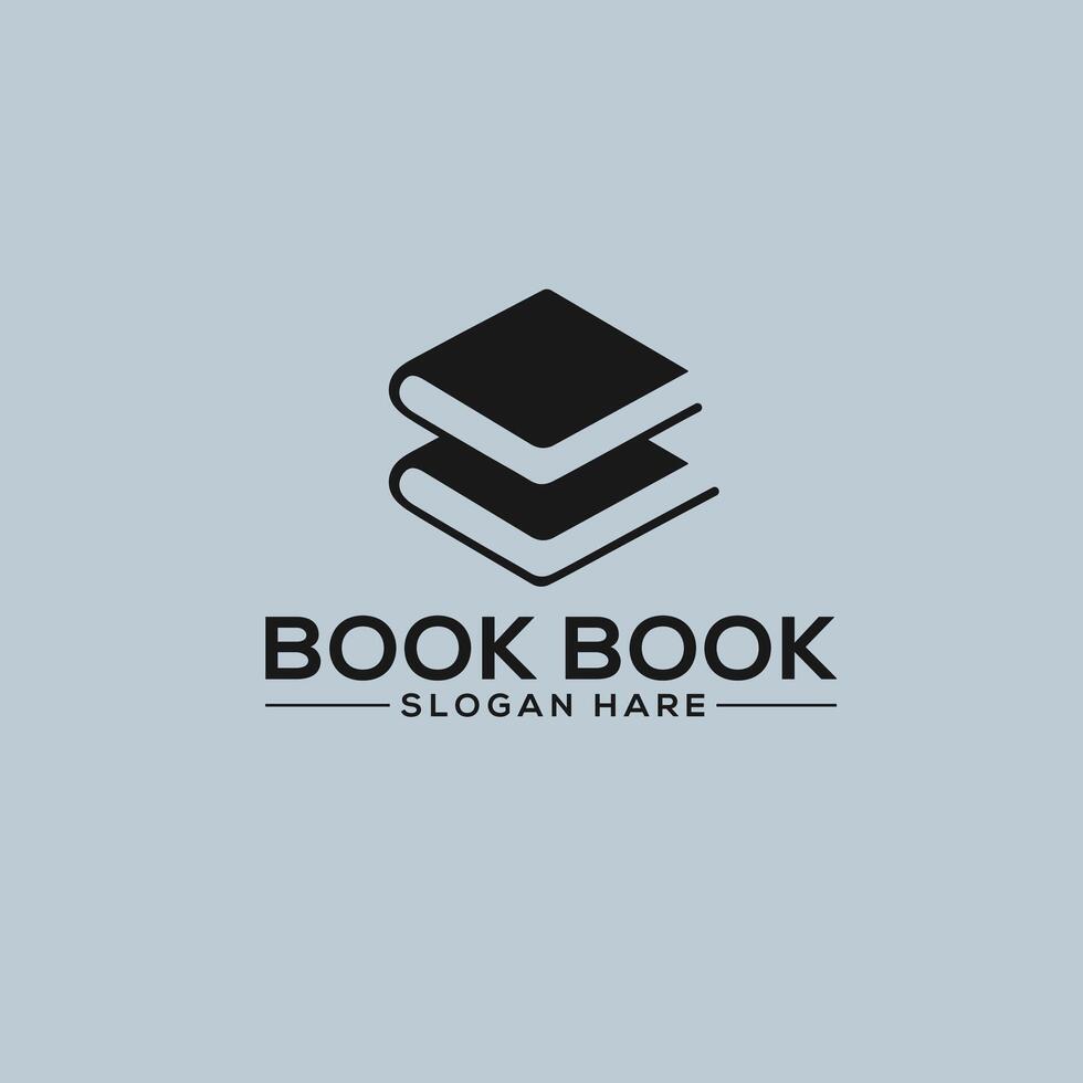 Book logo for your company vector