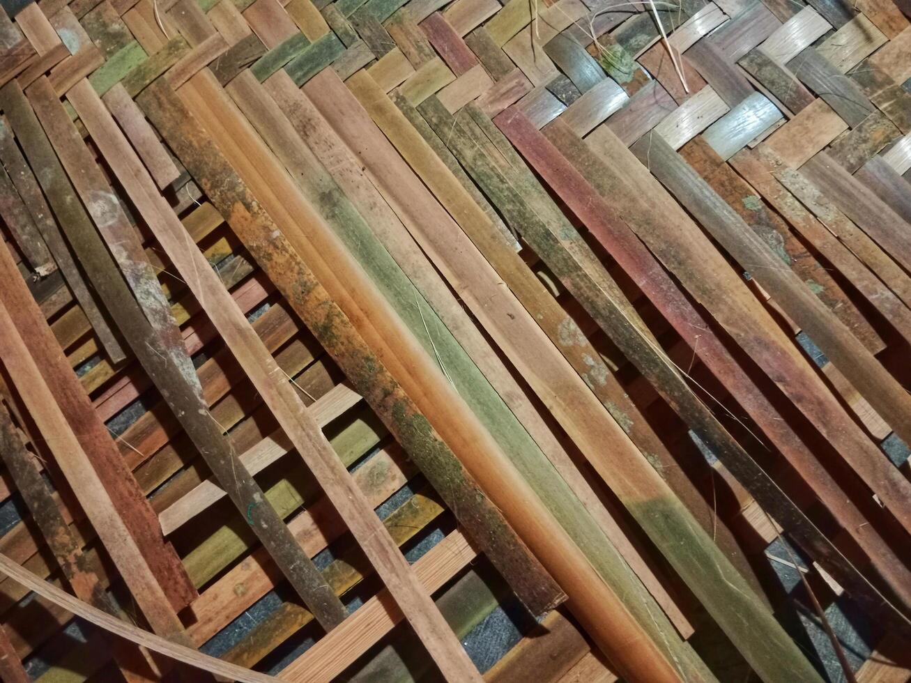 Intricate Bamboo Weave Pattern photo