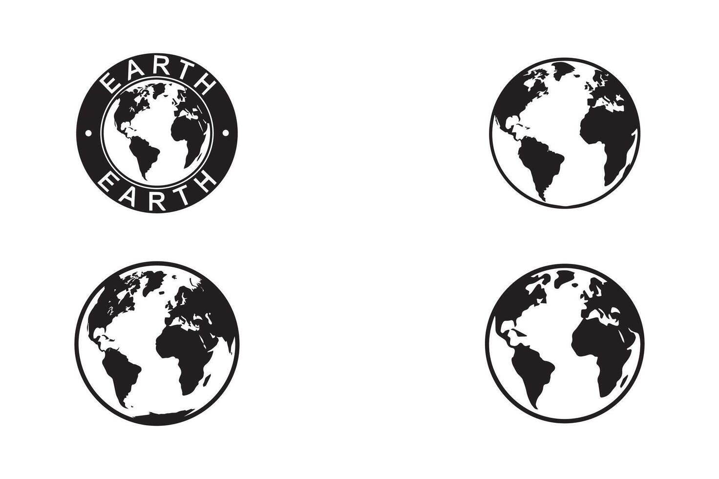 Earth day logo vector