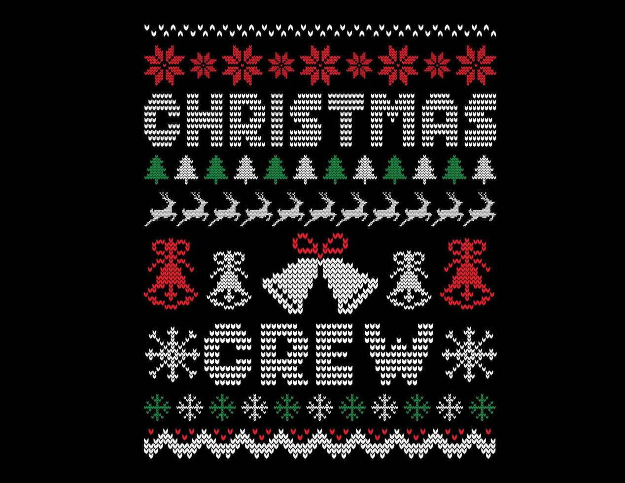 Christmas t-shirt design. Christmas ugly t shirt and sweaters vector