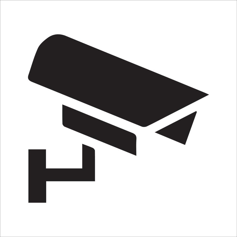 CCTV Camera Icon Art Design vector