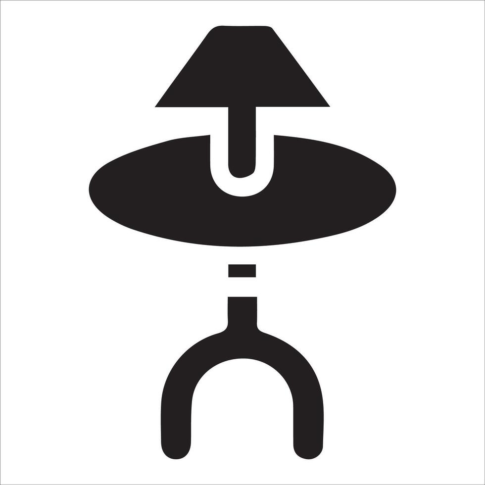 Table Lamp Icon vector