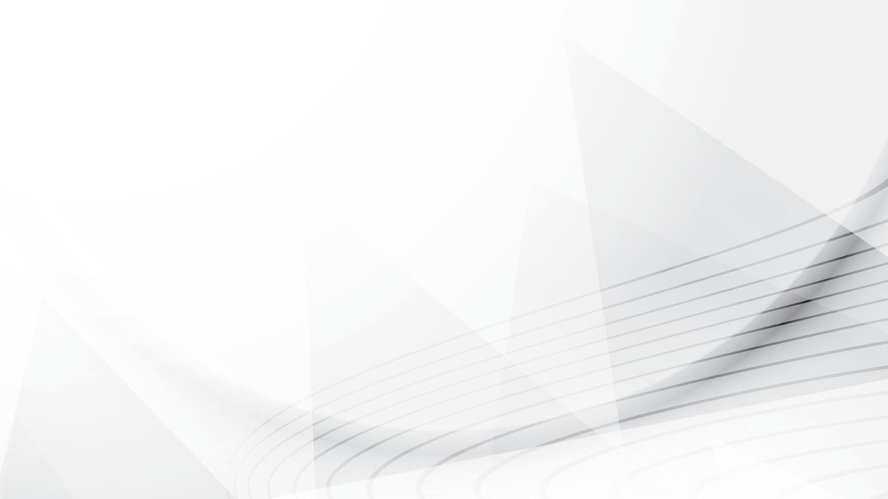 Abstract white and gray color, modern design stripes background with curve lines and geometric shape. illustration. vector