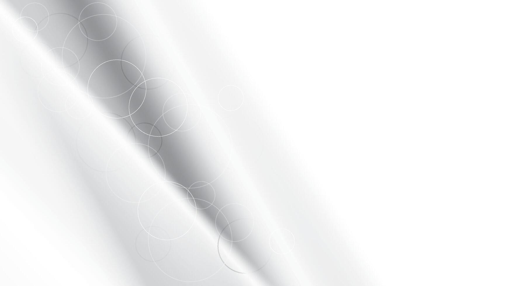 Abstract white and gray color, modern design stripes background with geometric circle shape. illustration. vector