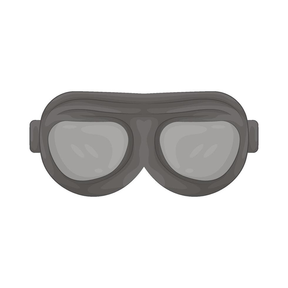 Illustration of Pilot Goggles vector