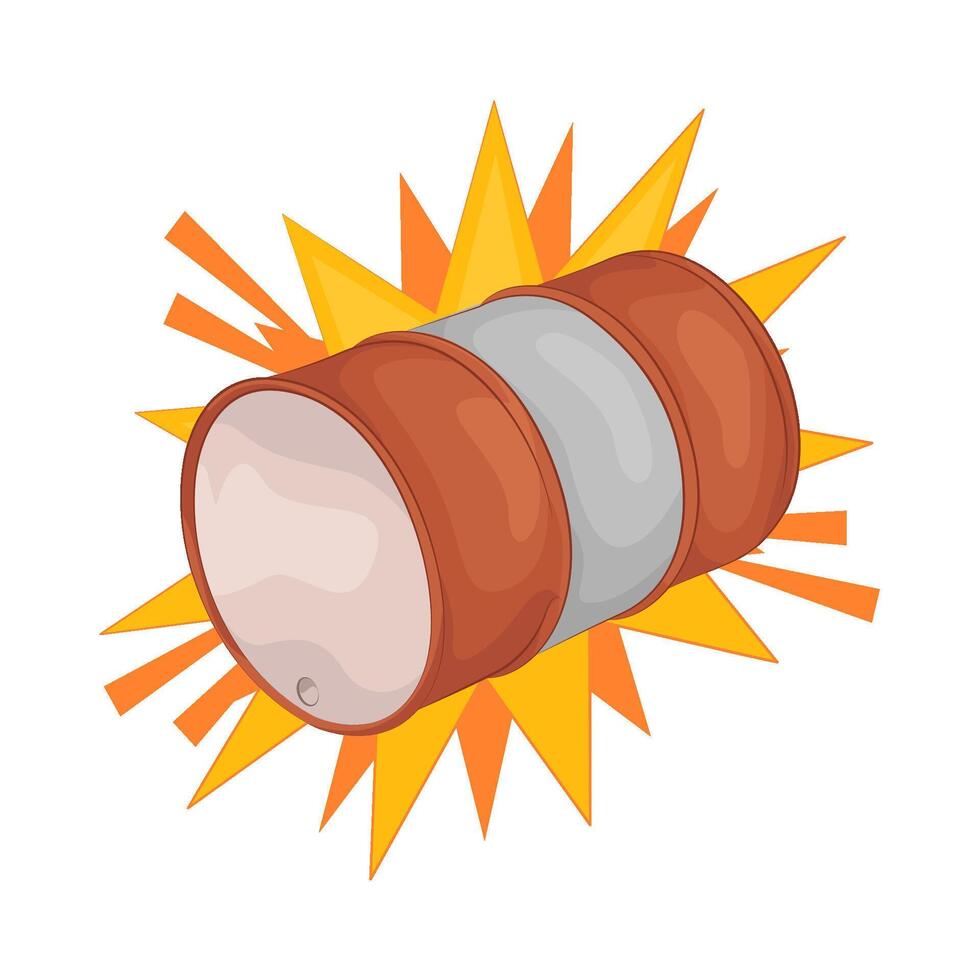 nuclear drum illustration vector