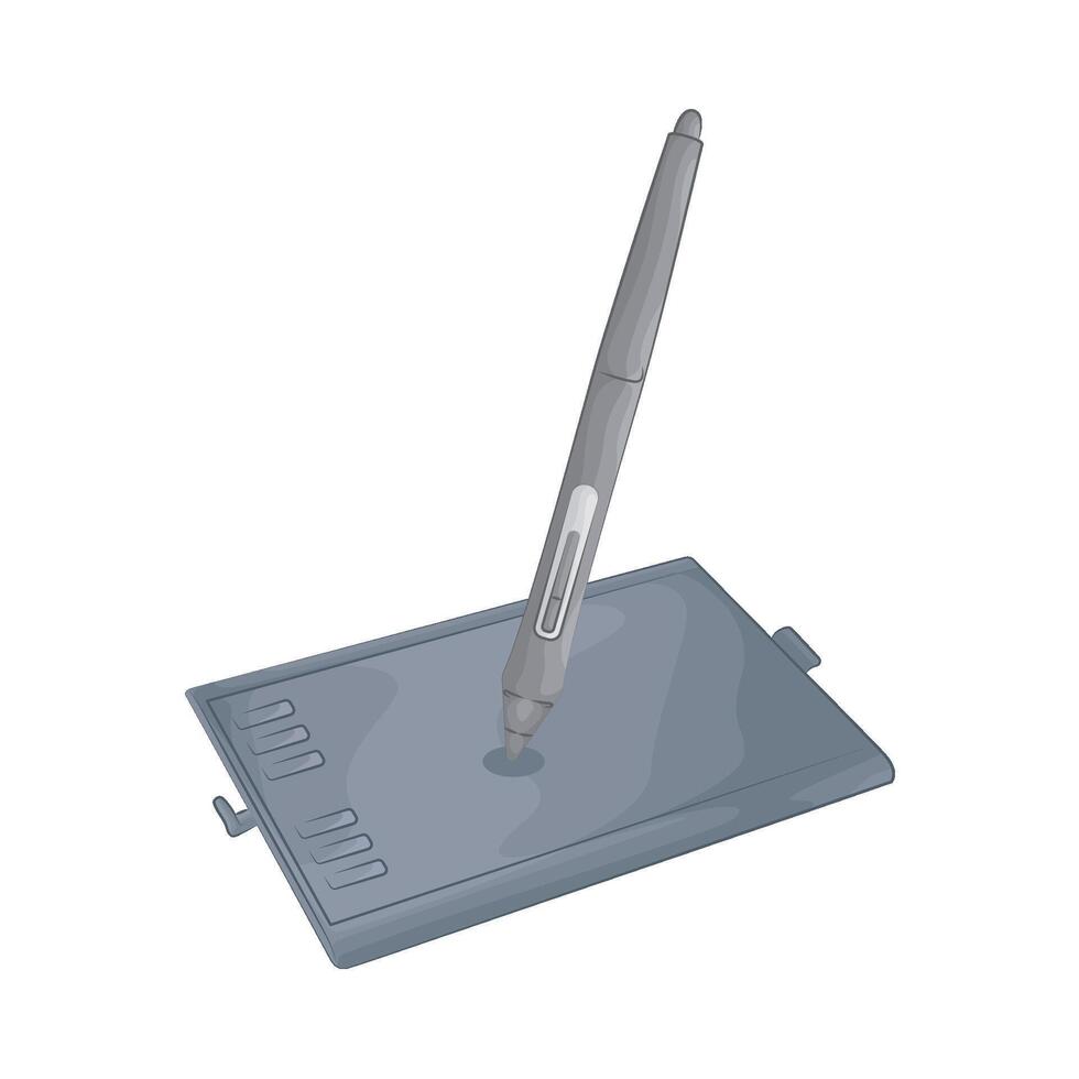 pen tablet illustration vector