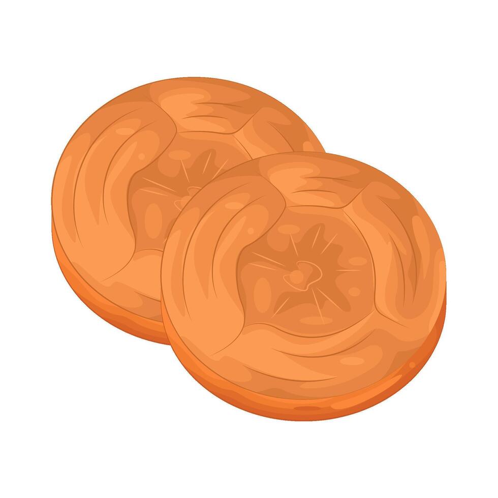 Illustration of Sliced Carrot vector