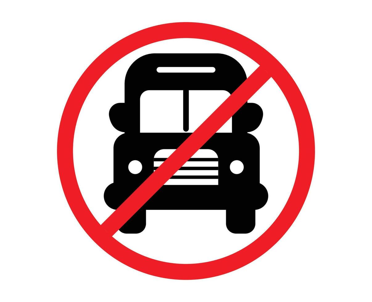 symbol buses are prohibited crossing vector
