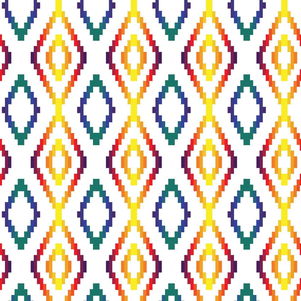 Pride Textile Repeat Pattern Background Wallpaper vector