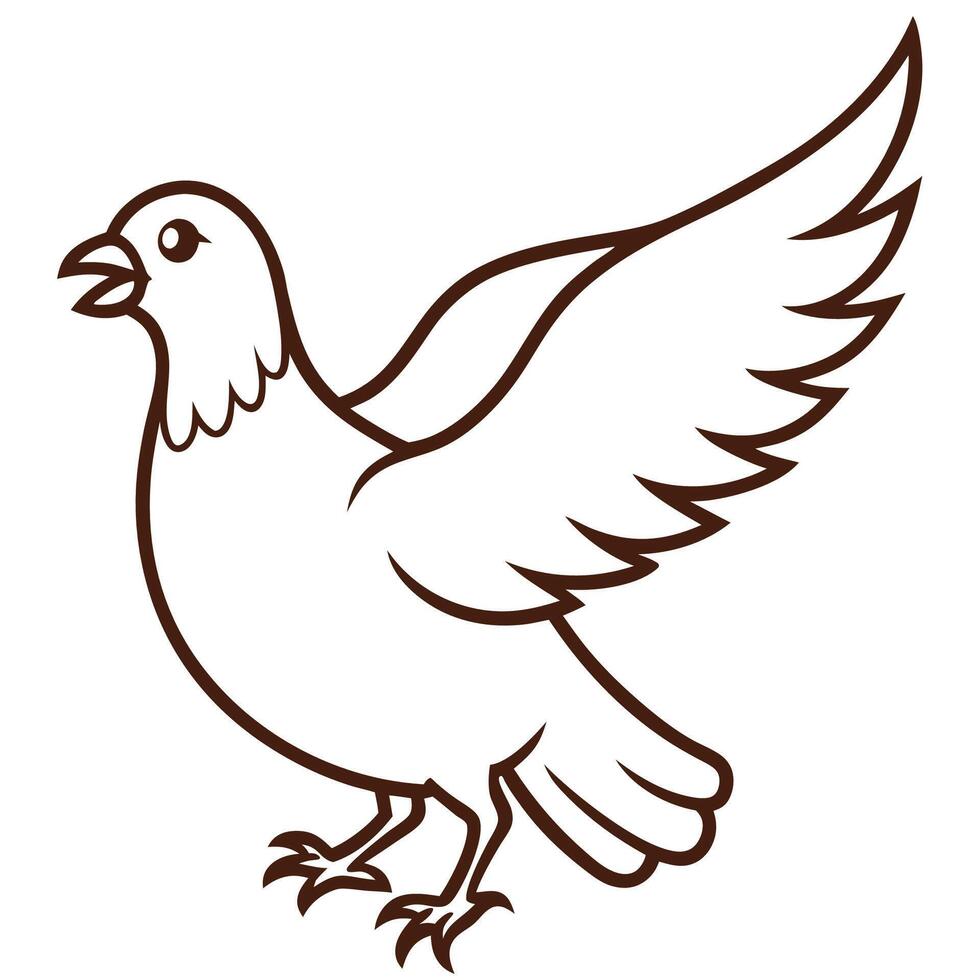 Creative Art Outlines for Children's Coloring Fun vector
