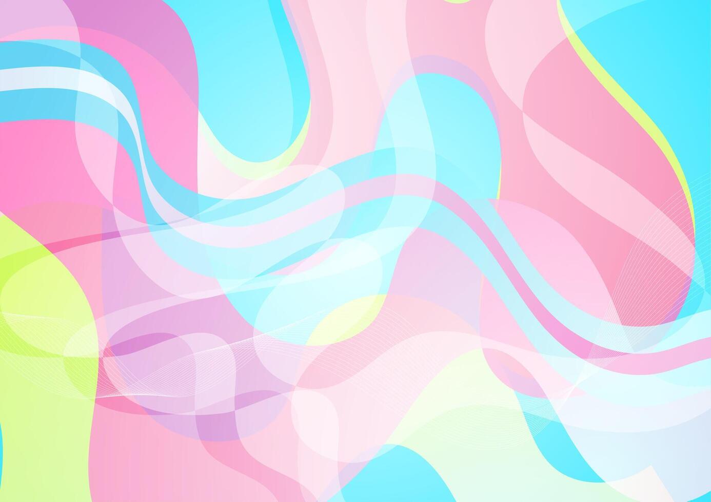 Colorful retro hipster abstract waves background vector