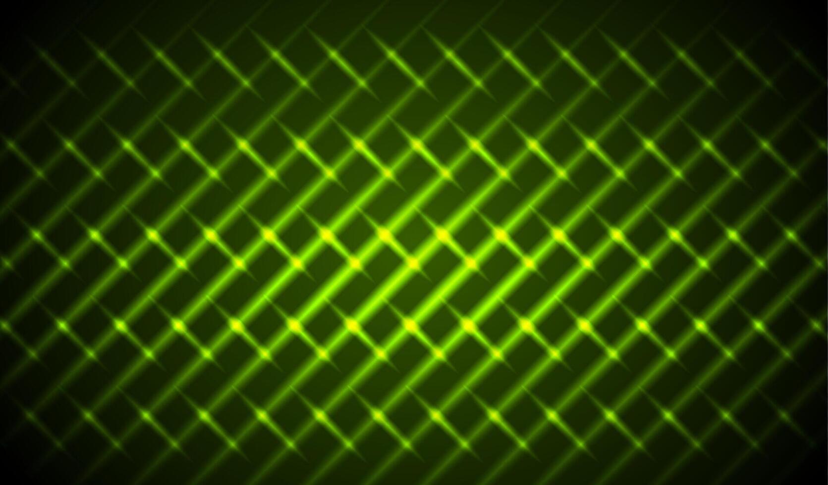 Green shiny neon stripes abstract pattern vector