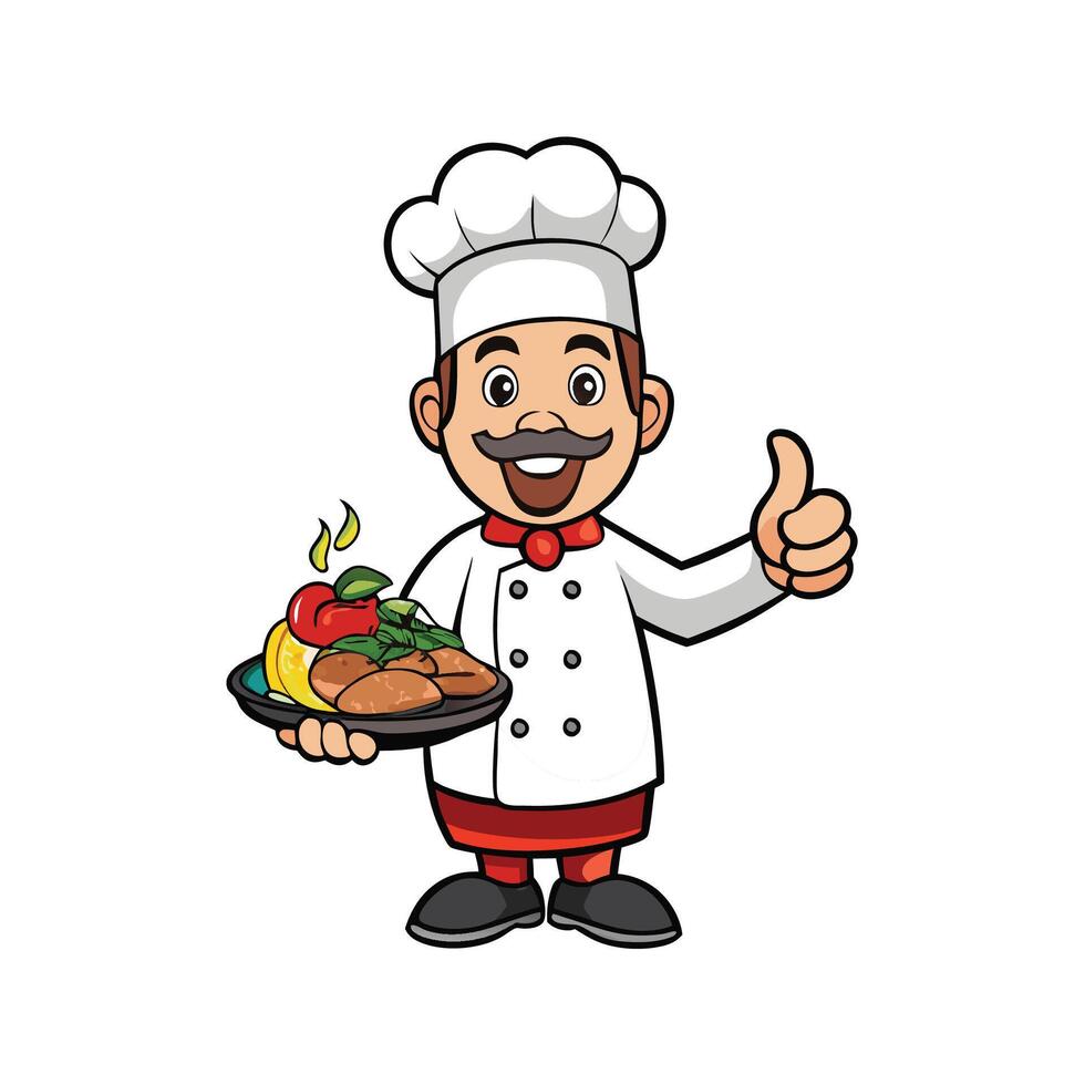 Beauty and Flavor in the Kitchen vector