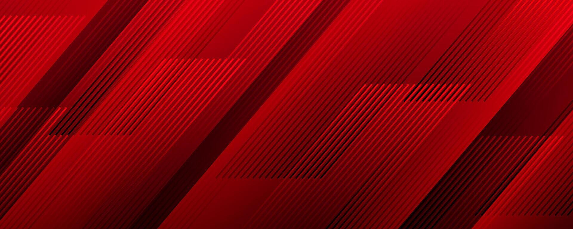 Red abstract background overlap layer on dark space with diagonal lines effect decoration. Modern graphic design element stripes style concept for web banner, flyer, card, or brochure cover vector