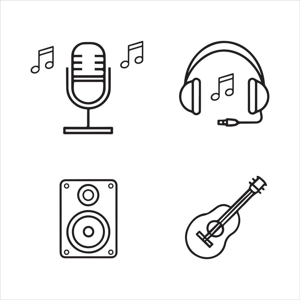 Audio Wave Icon for Playback vector