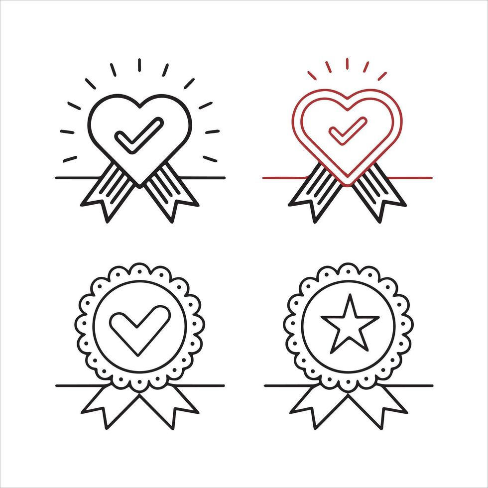 Heart Icon for Favorites vector