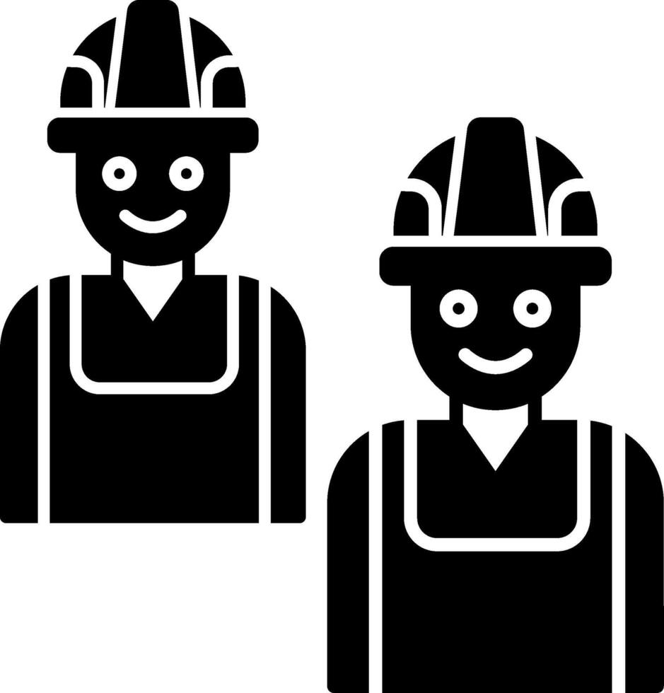 Workers Icon Design Symbol vector
