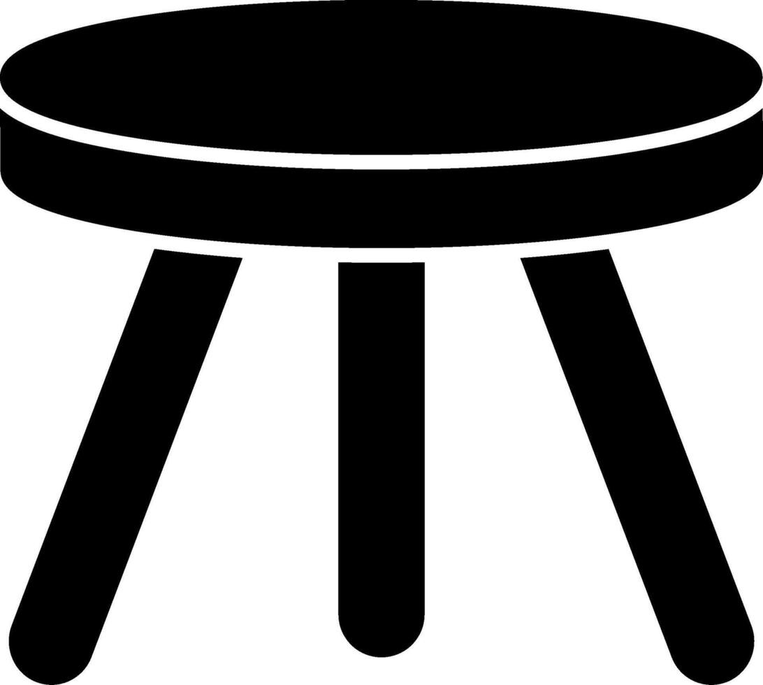 Stool Icon Design Symbol vector