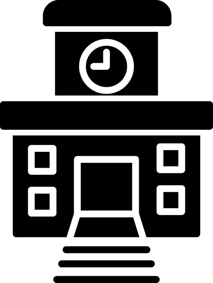 Train Station Icon Design Symbol vector