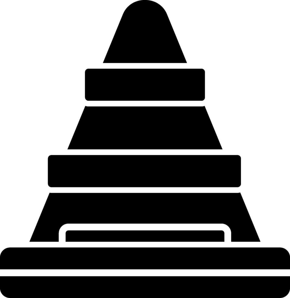 Traffic Cone Icon Design Symbol vector