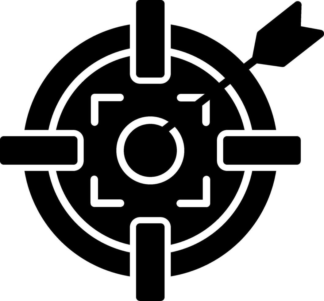 Target Icon Design Symbol vector