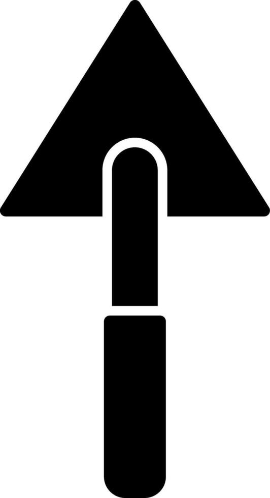 Triangular Shovel Icon Design Symbol vector