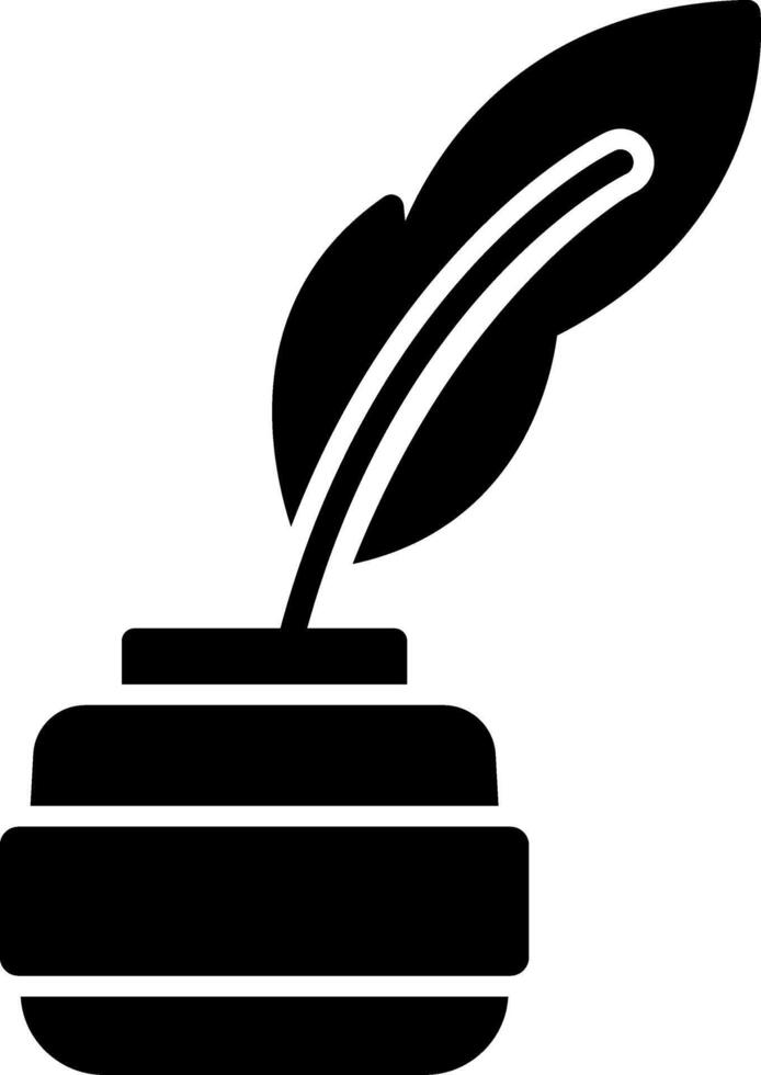 Quill Icon Design Symbol vector